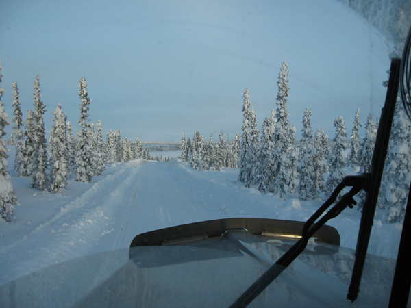 Portage on 2007 Tibbet to Contwoyto Ice Road