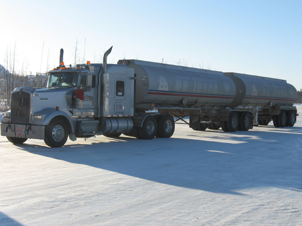 T73 with B Train Fuel Tanker at Lockhart Camp